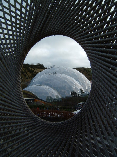 the eden project biomes				